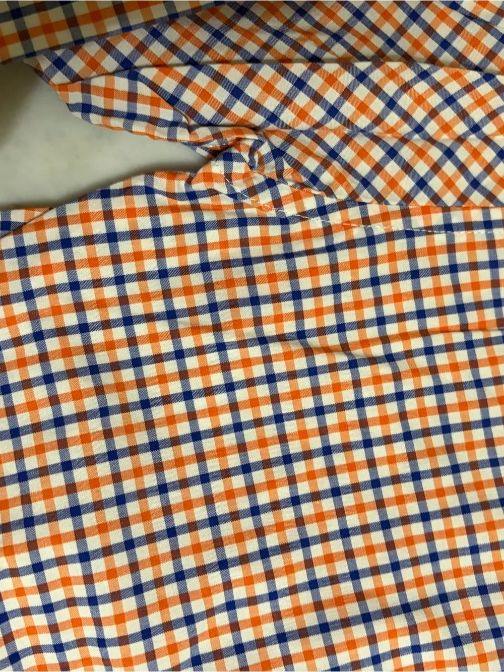 Polo Ralph Lauren boys  Orange & Blue Check Button-Down Shirt